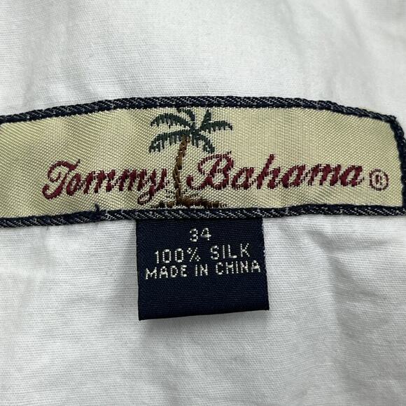 Tommy Bahama Pants Mens 34x27 Pleated Beige Silk Pants Relax Casual Weekend - Picture 3 of 12